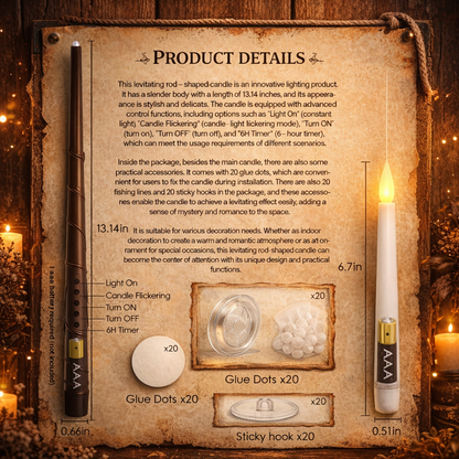 RelicWing Enchanted Floating Candles™